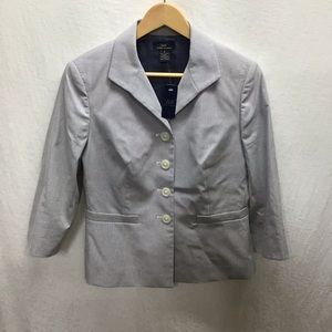 346 Brooks Brothers blue/white striped blazer